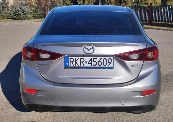Mazda 3 cena 41900 przebieg: 170000, rok produkcji 2015 z Dobra małe 211